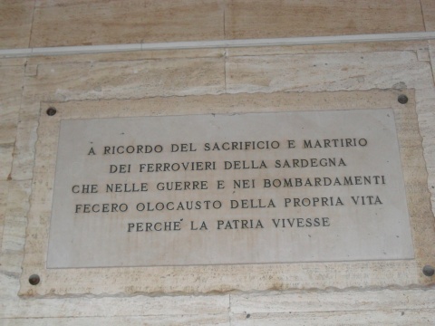 Lapide Commemorativa dei Ferrovieri Caduti