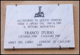 Lapide Commemorativa di Franco D'Urso