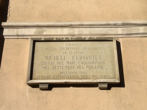 Lapide Commemorativa di Miguel de Cervantes