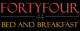 Fortyfourbandb bed & breakfast