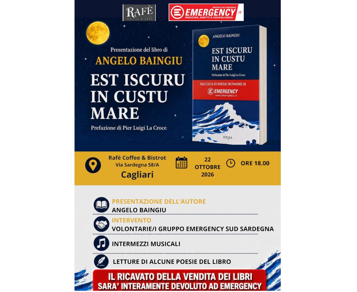 Presentazione del libro Est iscuru in custu mare