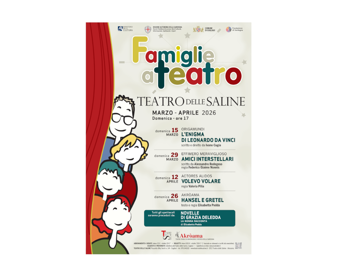 Famiglie a teatro - Marzo / Aprile 2026