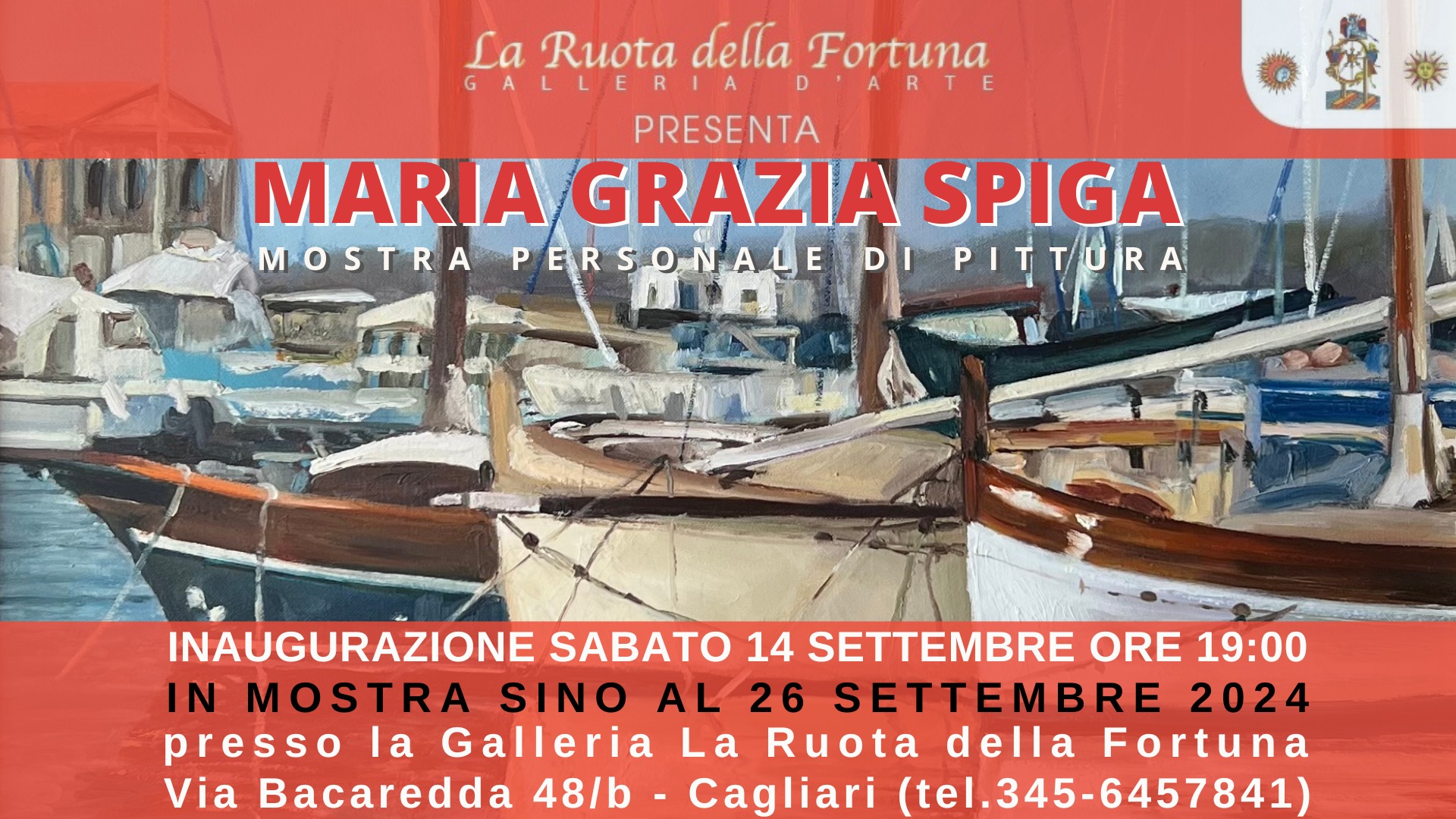 Mostra personale di pittura di Maria Grazia Spiga