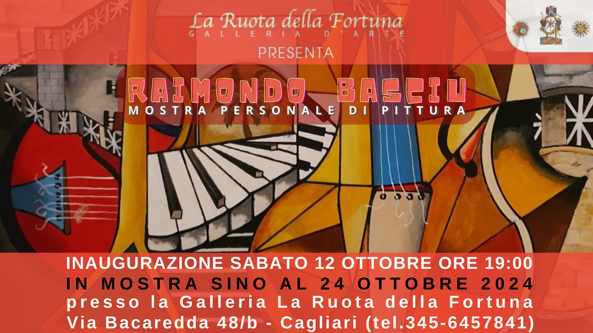 Mostra personale di pittura di Raimondo Basciu