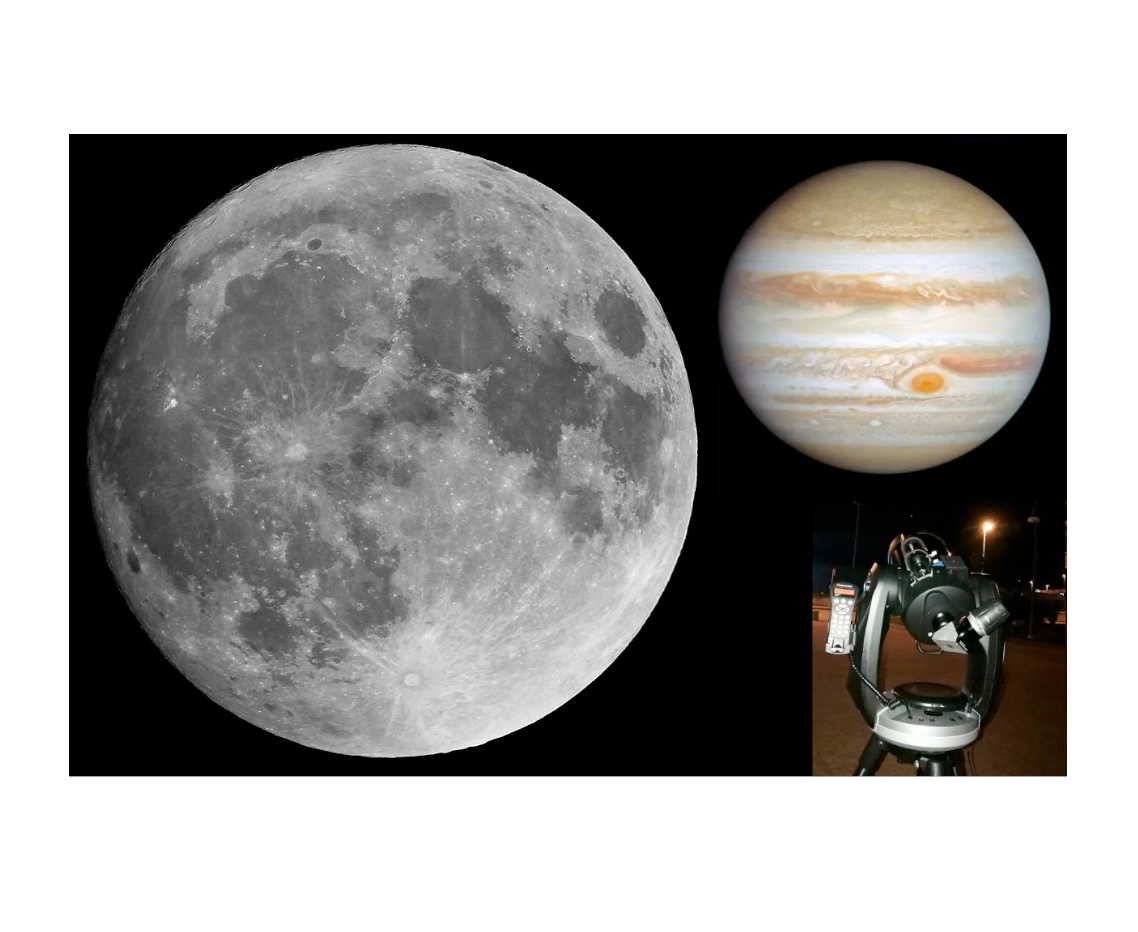 La Notte della Luna e Giove al telescopio