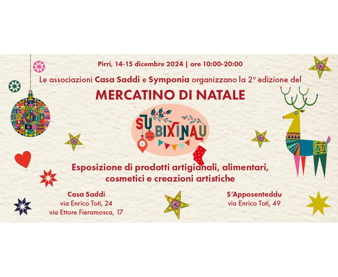 Mercatino di Natale Su Bixinau