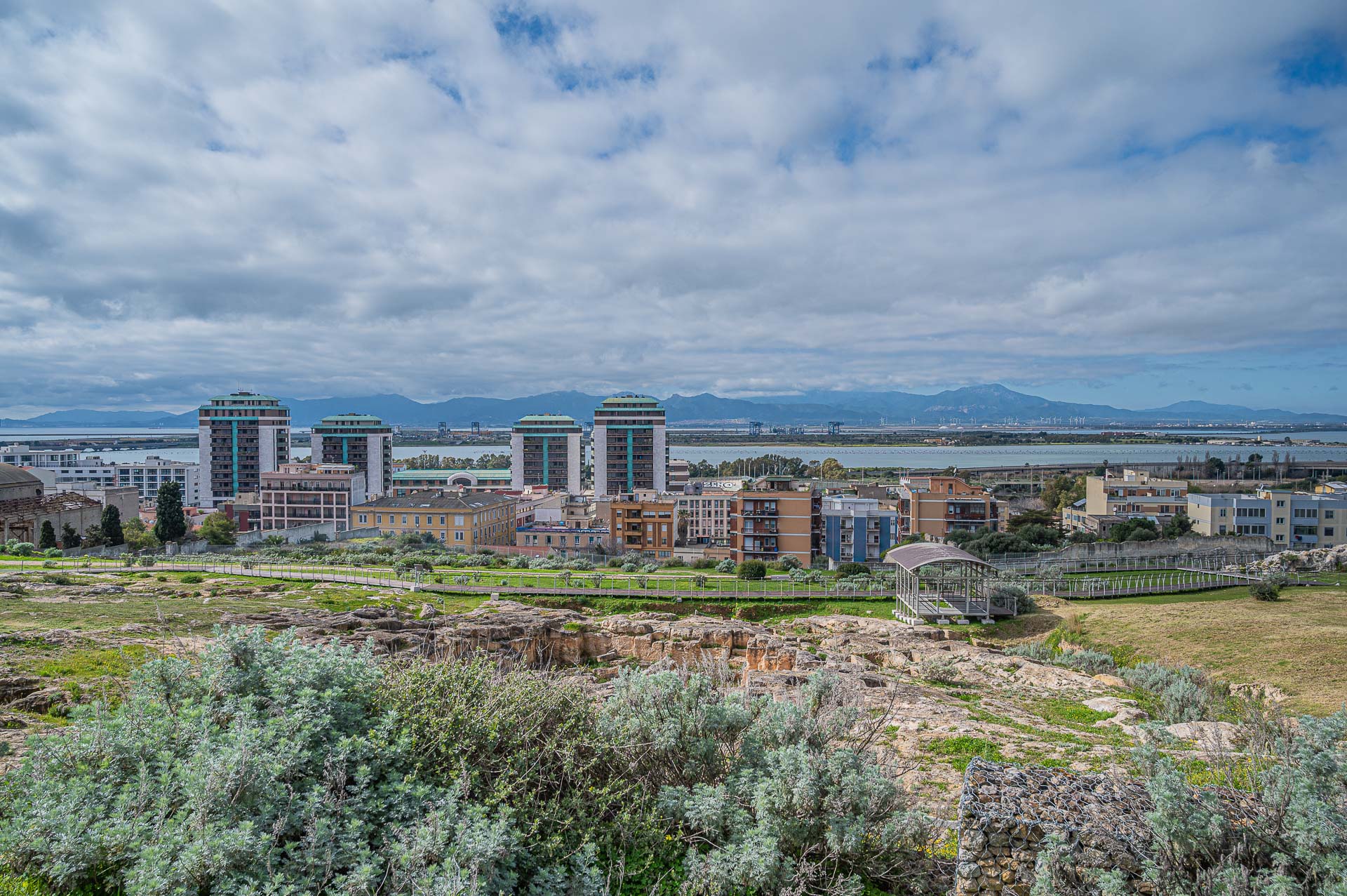 Punto panoramico del colle di Tuvixeddu