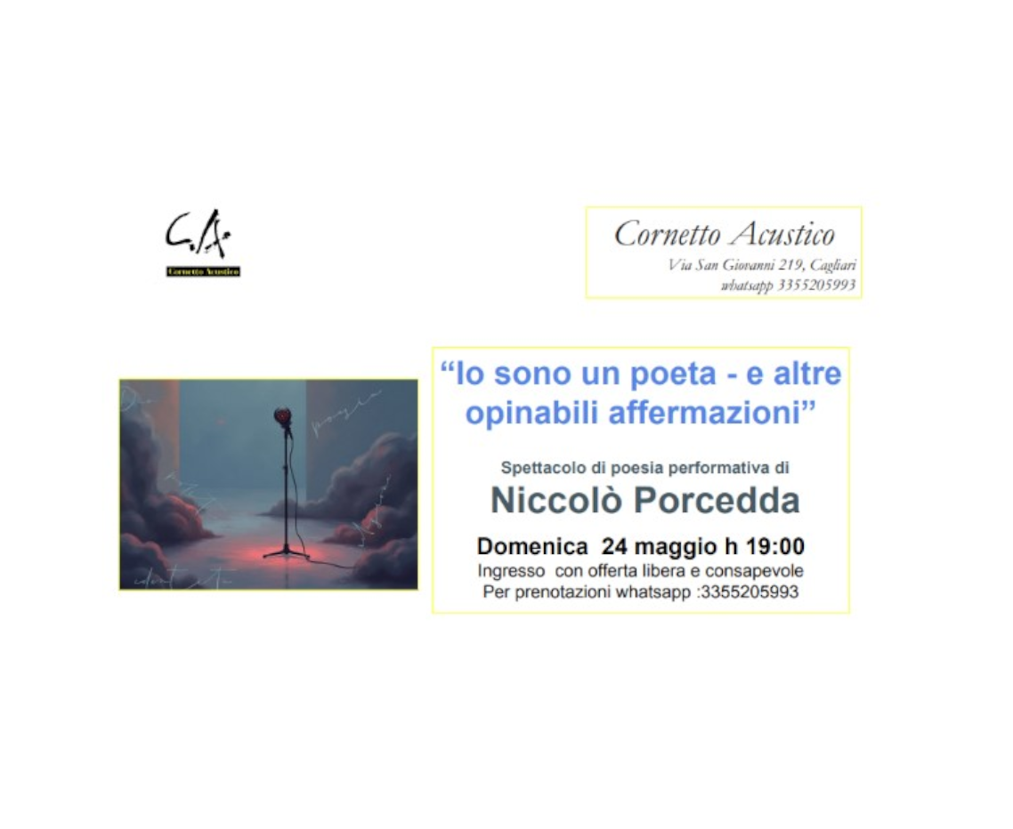 Io sono un poeta