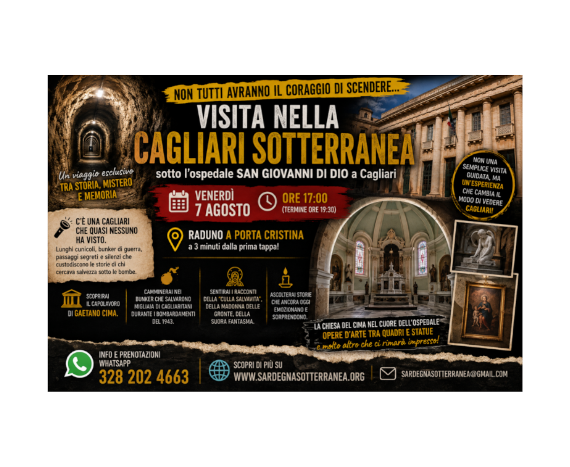 Visita nei sotterranei degli ospedali di Cagliari