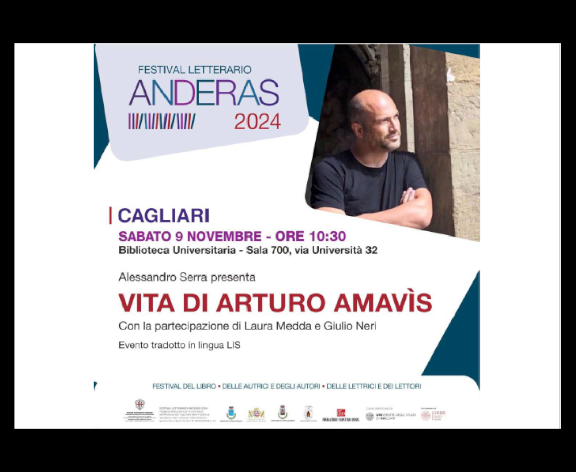 Festival Letterario Anderas 2024 - Vita di Arturo Amavìs