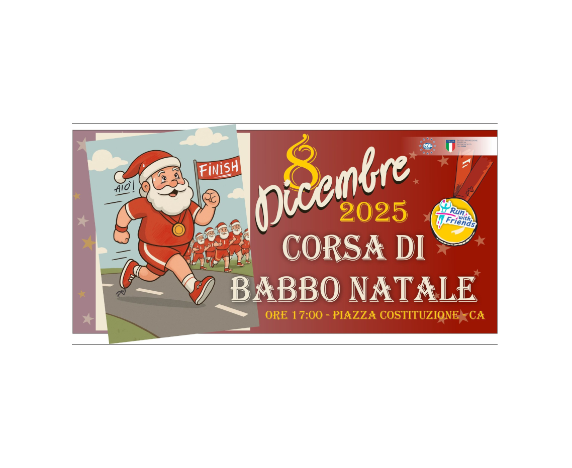 Corsa di Babbo Natale 2025