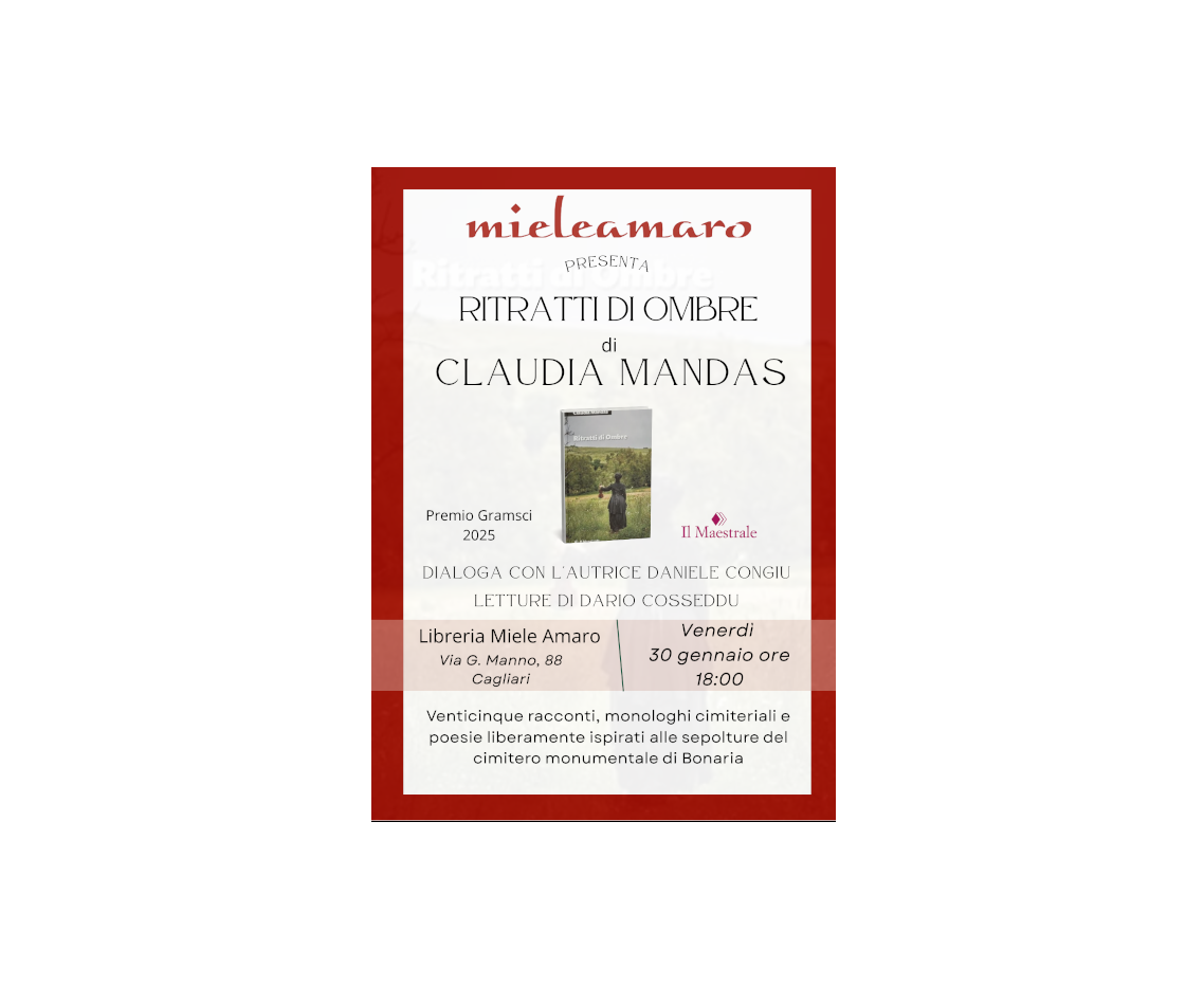 Ritratti di ombre - Presentazione del libro di Claudia Mandas