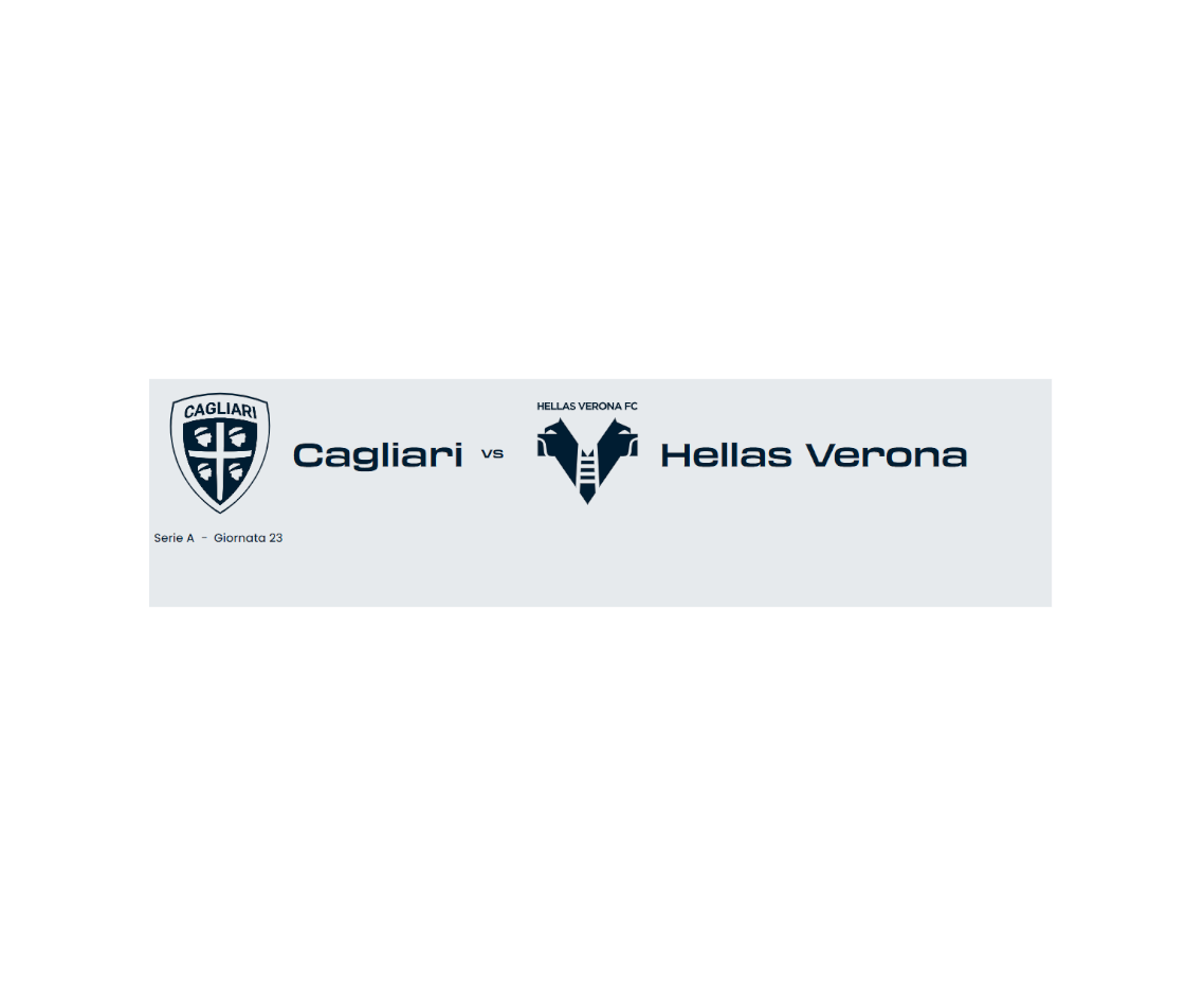 Cagliari - Hellas Verona 23^ Giornata del Campionato di Serie A