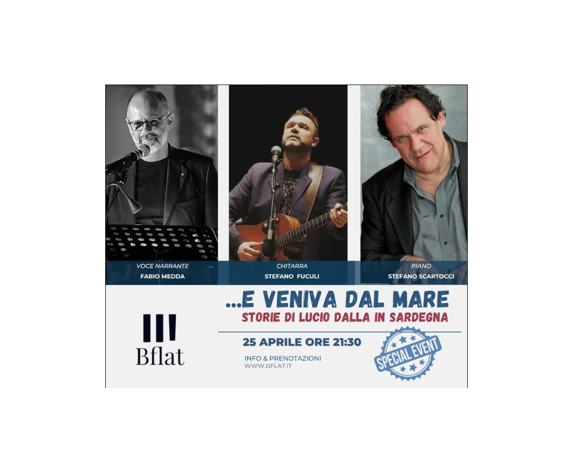 “…e veniva dal mare” Storie di Lucio Dalla in Sardegna - Speciale Event