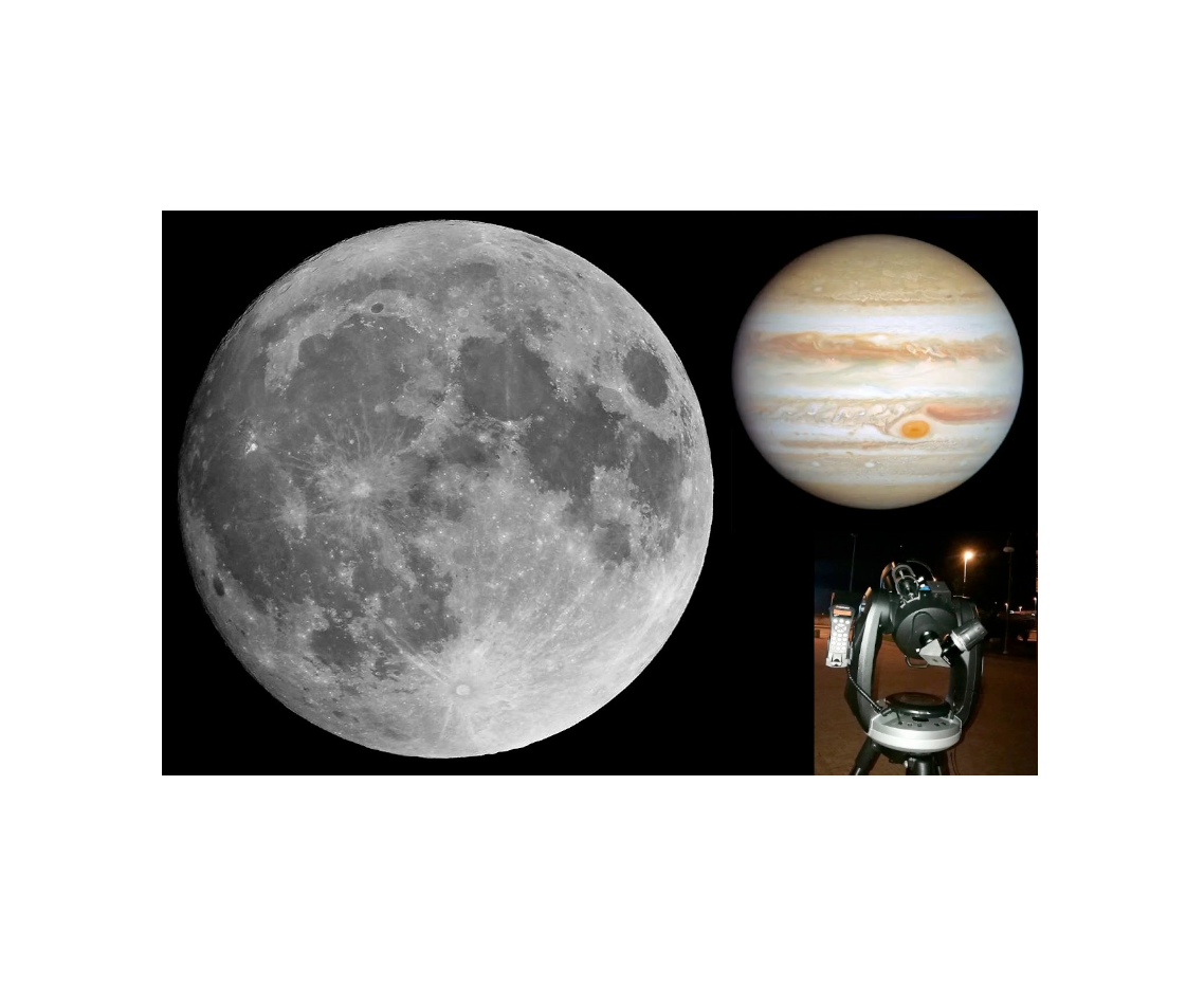 La Notte della Luna e Giove al telescopio