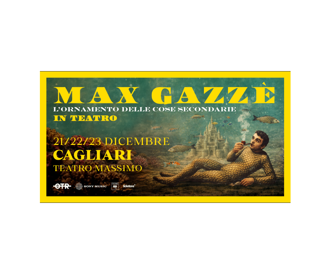 L'ordinamento delle cose secondarie - Max Gazzè in concerto