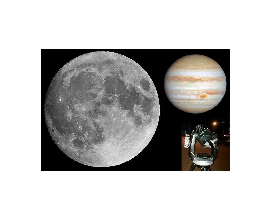 La Notte della Luna e Giove al telescopio