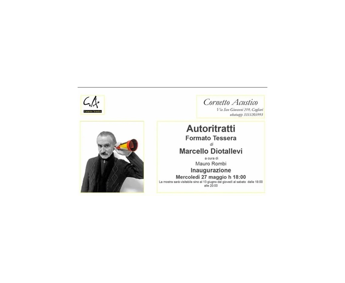 Autoritratti formato tessera di Marcello Diotallevi