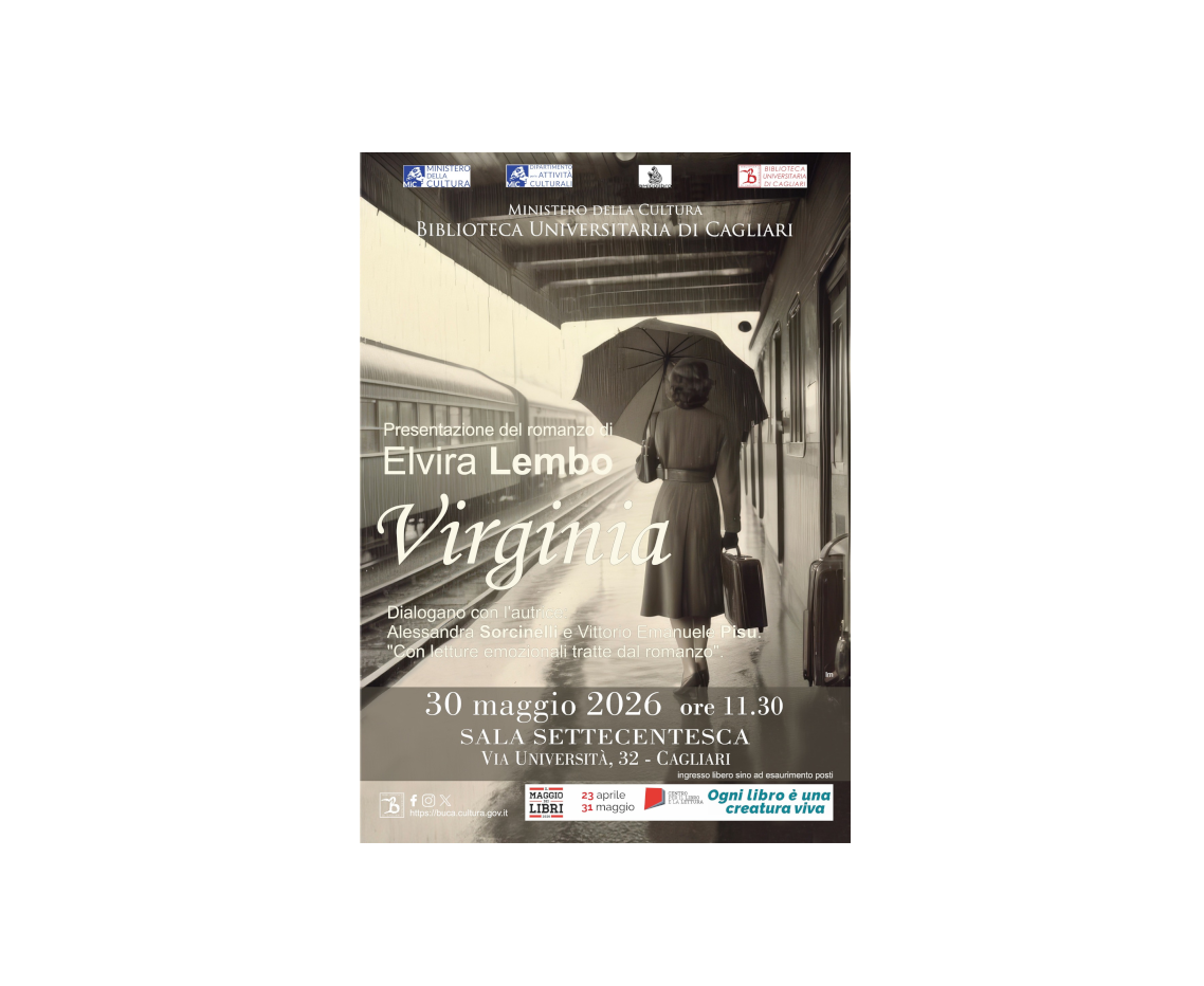 Virginia- Presentazione del romanzo con l'Autrice Elvira Lembo