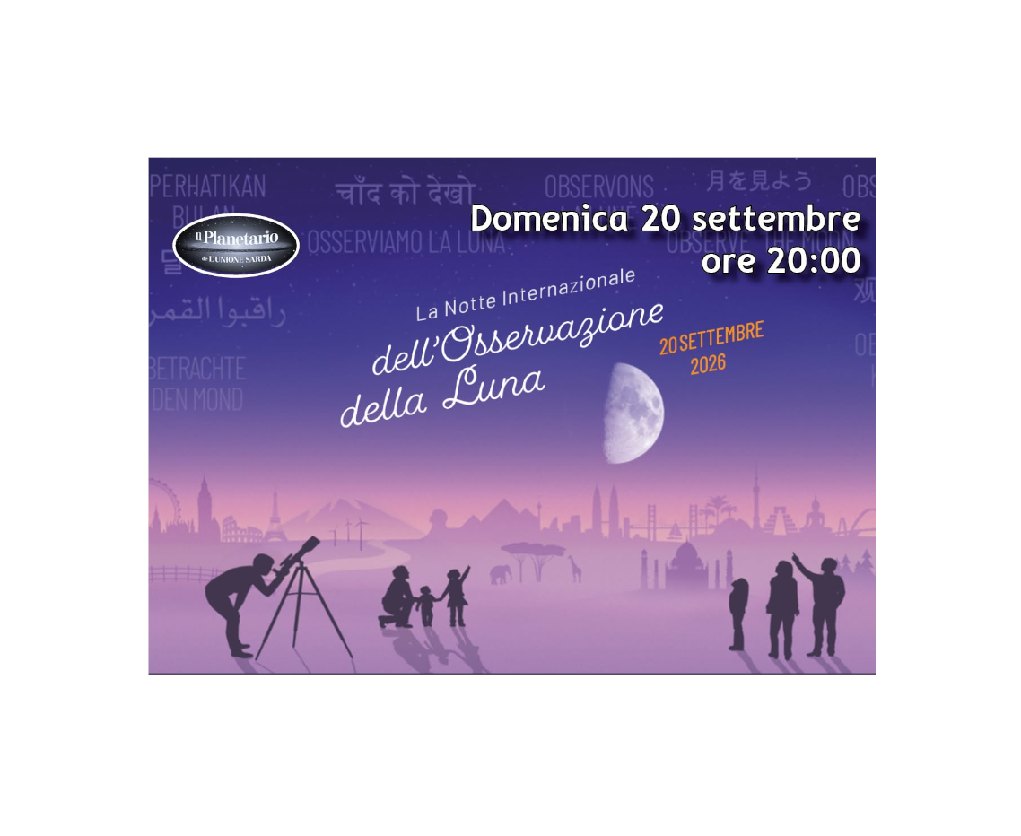 La Notte Internazionale dell'osservazione della Luna al telescopio