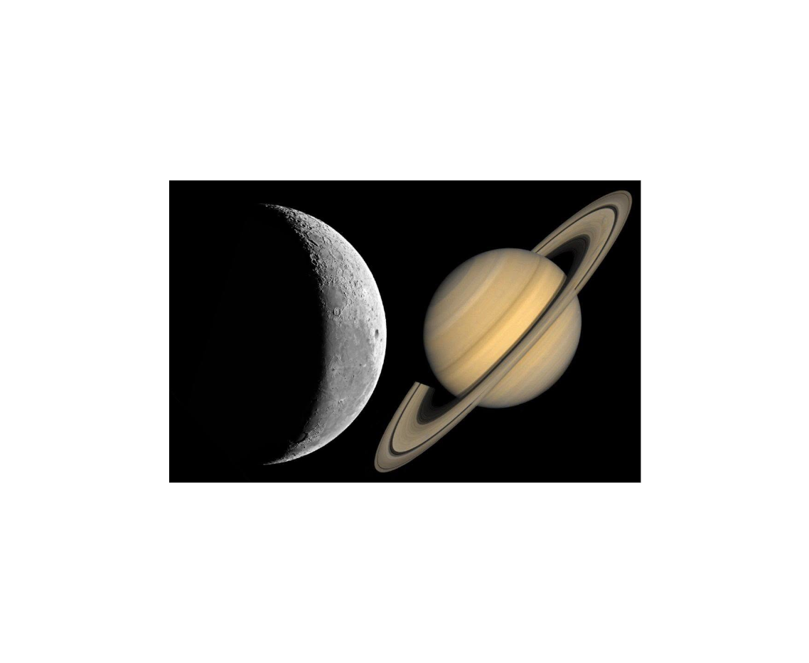 La notte della Luna e Saturno al Telescopio