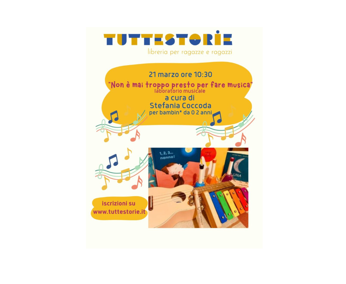 Non è mai troppo presto per fare musica