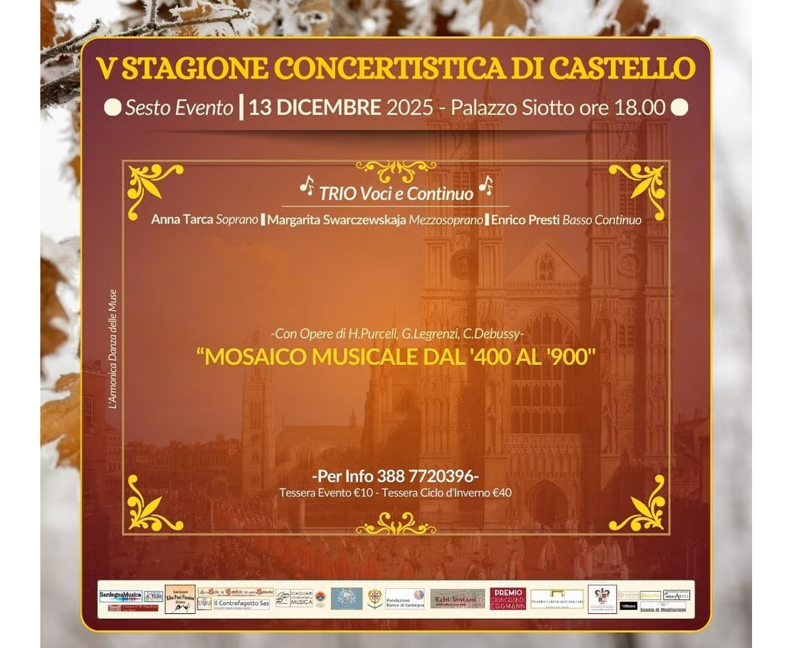 V Stagione Concertistica di Castello  -  Trio Voci e Continuo 