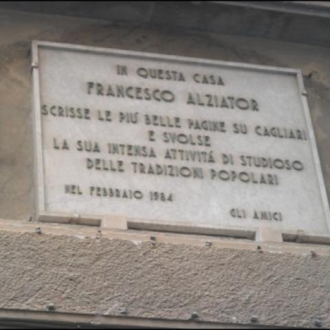 Lapide Commemorativa di Francesco Alziator