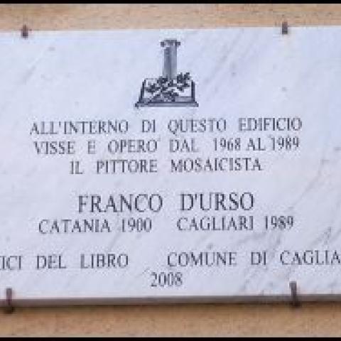 Lapide Commemorativa di Franco D'Urso